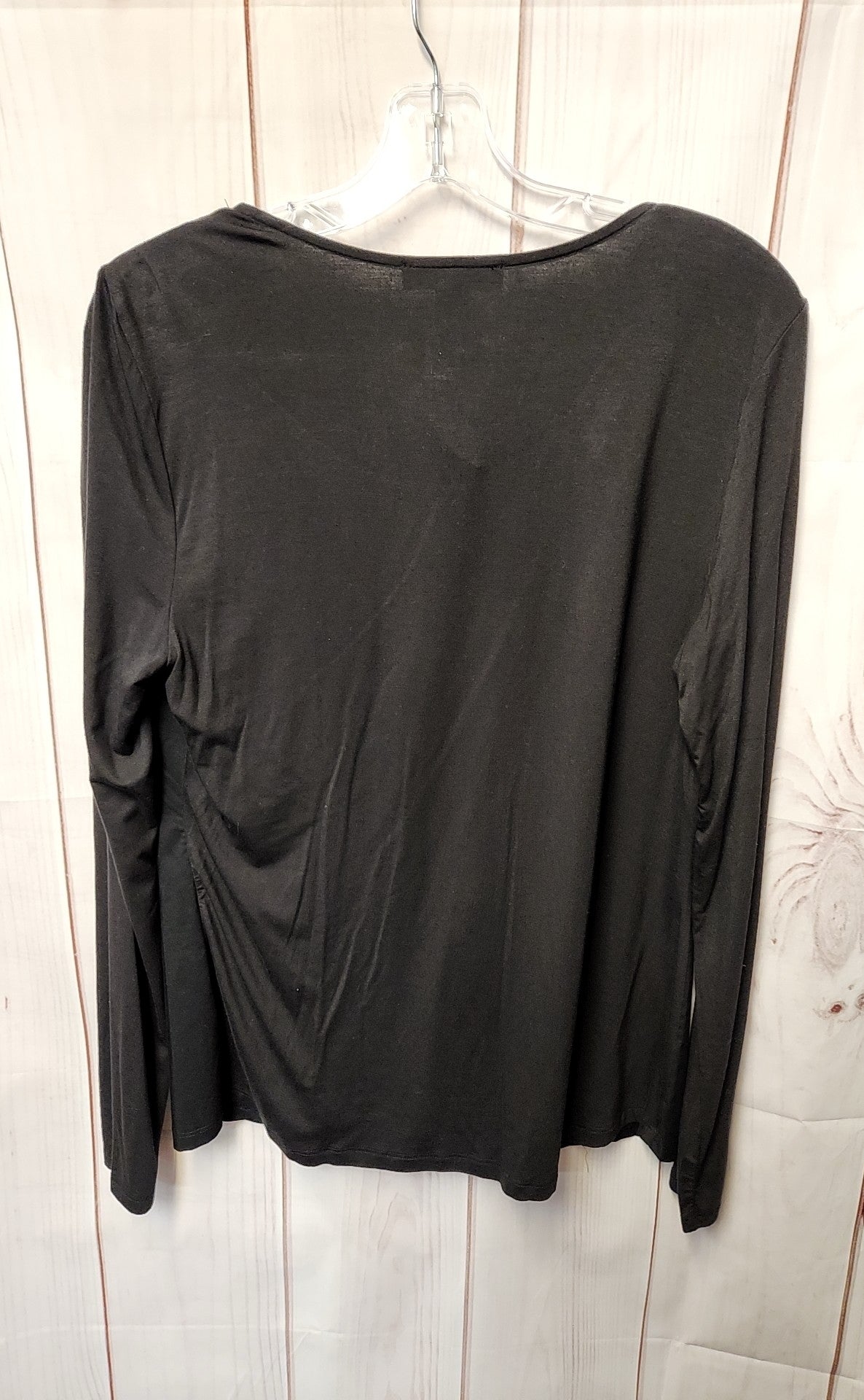 INC Women's Size M Black Long Sleeve Top