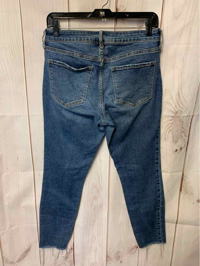 Old Navy Women's Size 28 (5-6) Mid Rise Rockstar Super Skinny Blue Jeans