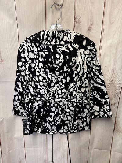 NWT Elementz Women's Size S Petite White & Black Jacket