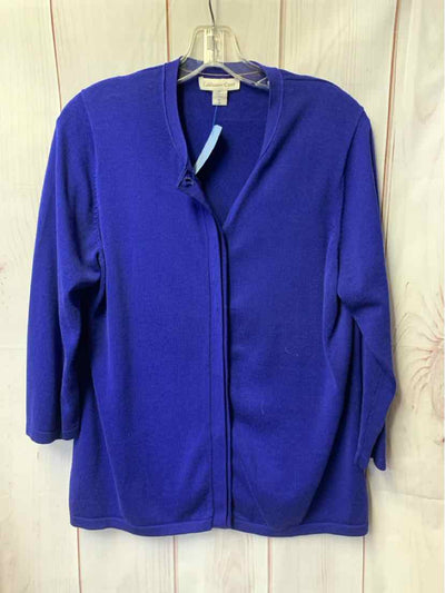 Coldwater Creek Women's Size XL Purple Cardigan