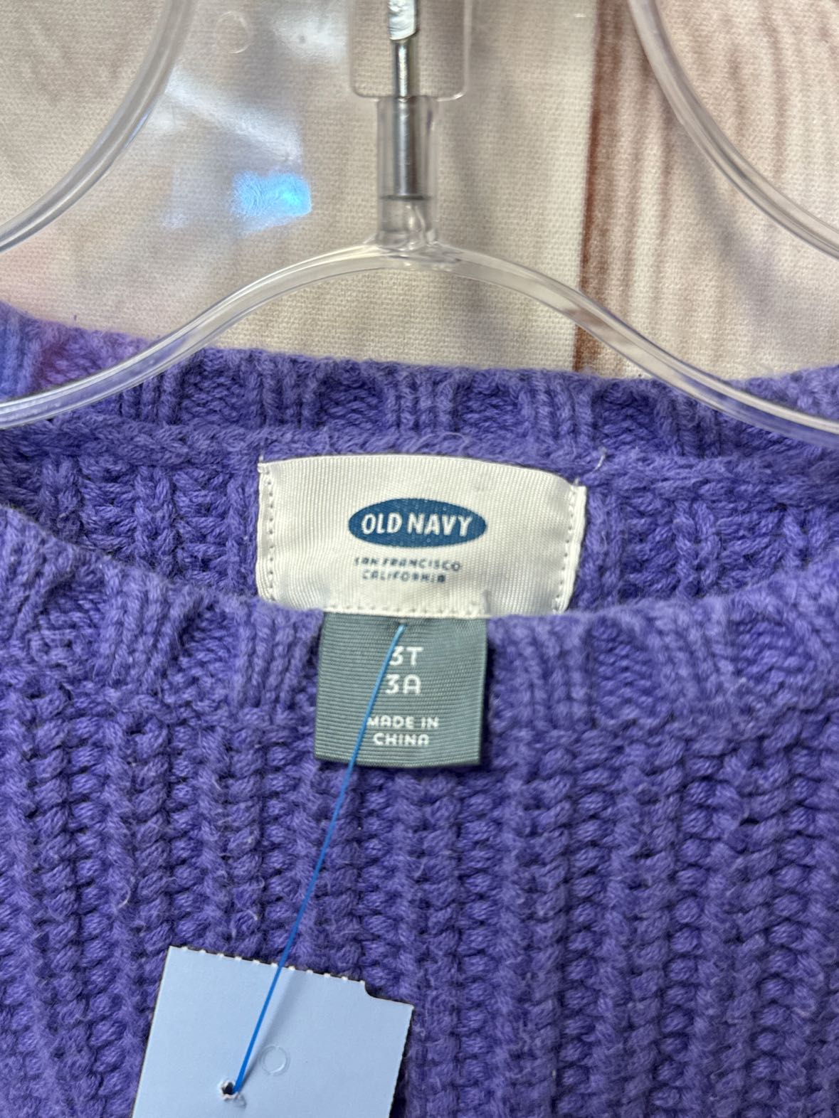 Old Navy Girl's Size 3 Purple Sweater