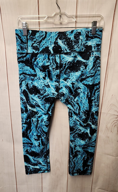 Champion Women's Size M Black & Blue Active Capris