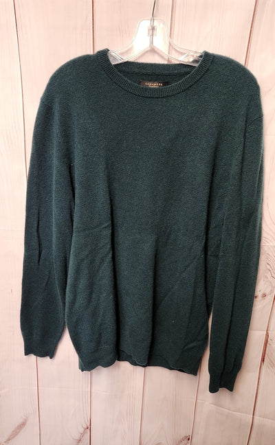 Club Room Men's Size L Green Cashmere Sweater