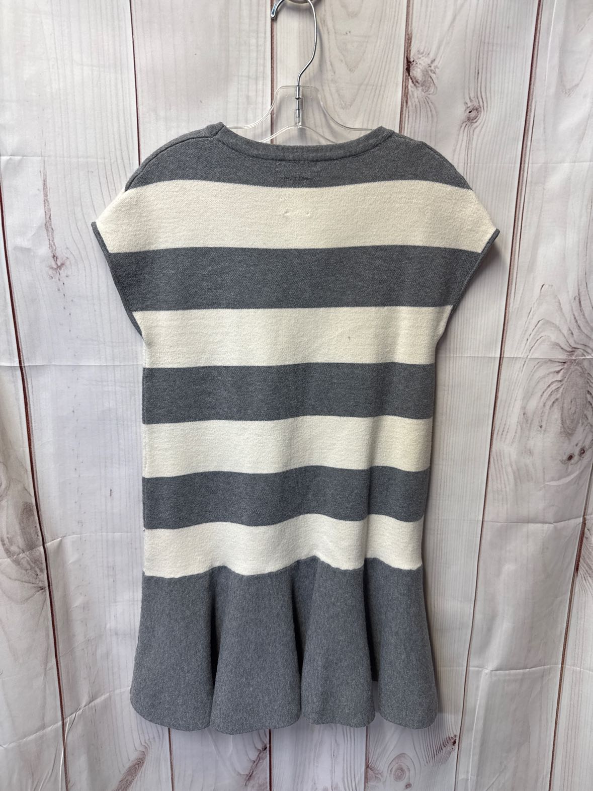 Zara Girl's Size 14 Gray & White Knit Dress