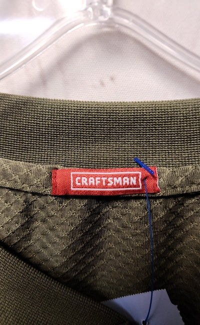 Craftsman Men's Size XXL Olive Green Shirt