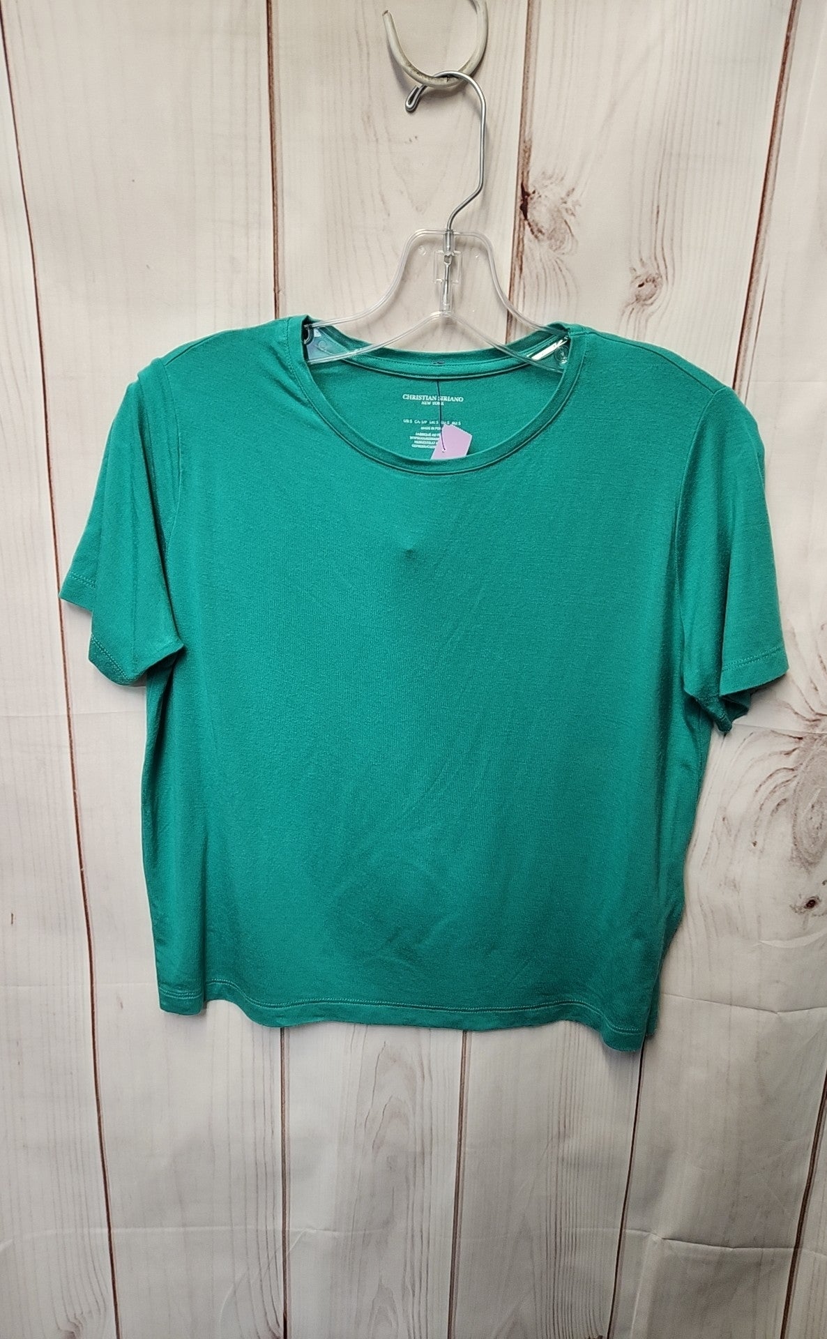 Christian Siriano Women's Size S Green Short Sleeve Top