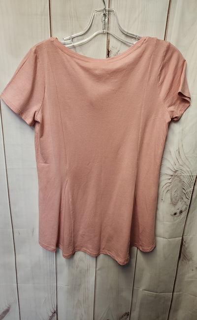 J Jill Women's Size XS Pink Short Sleeve Top