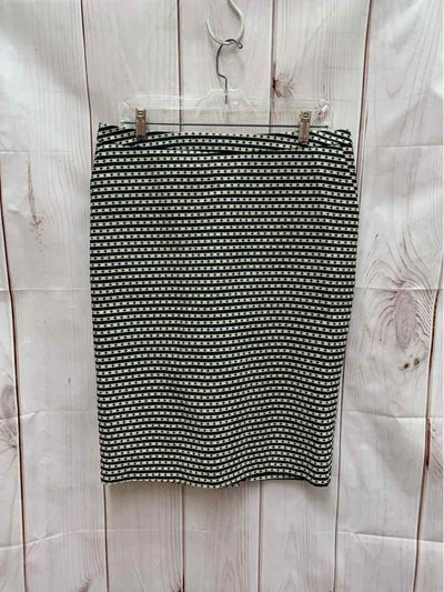 Merona Women's Size 10 Black & White Skirt