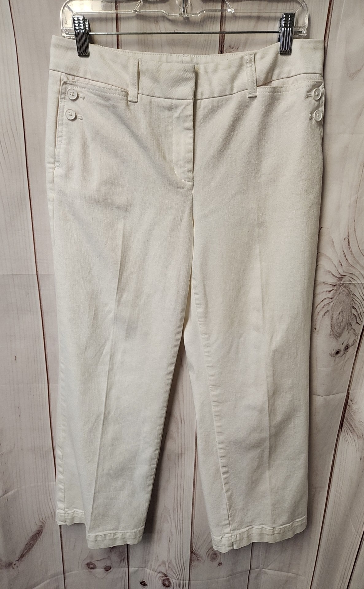 Talbots Women's Size 29 (7-8) Petite White Simply Flattering Collection Jeans
