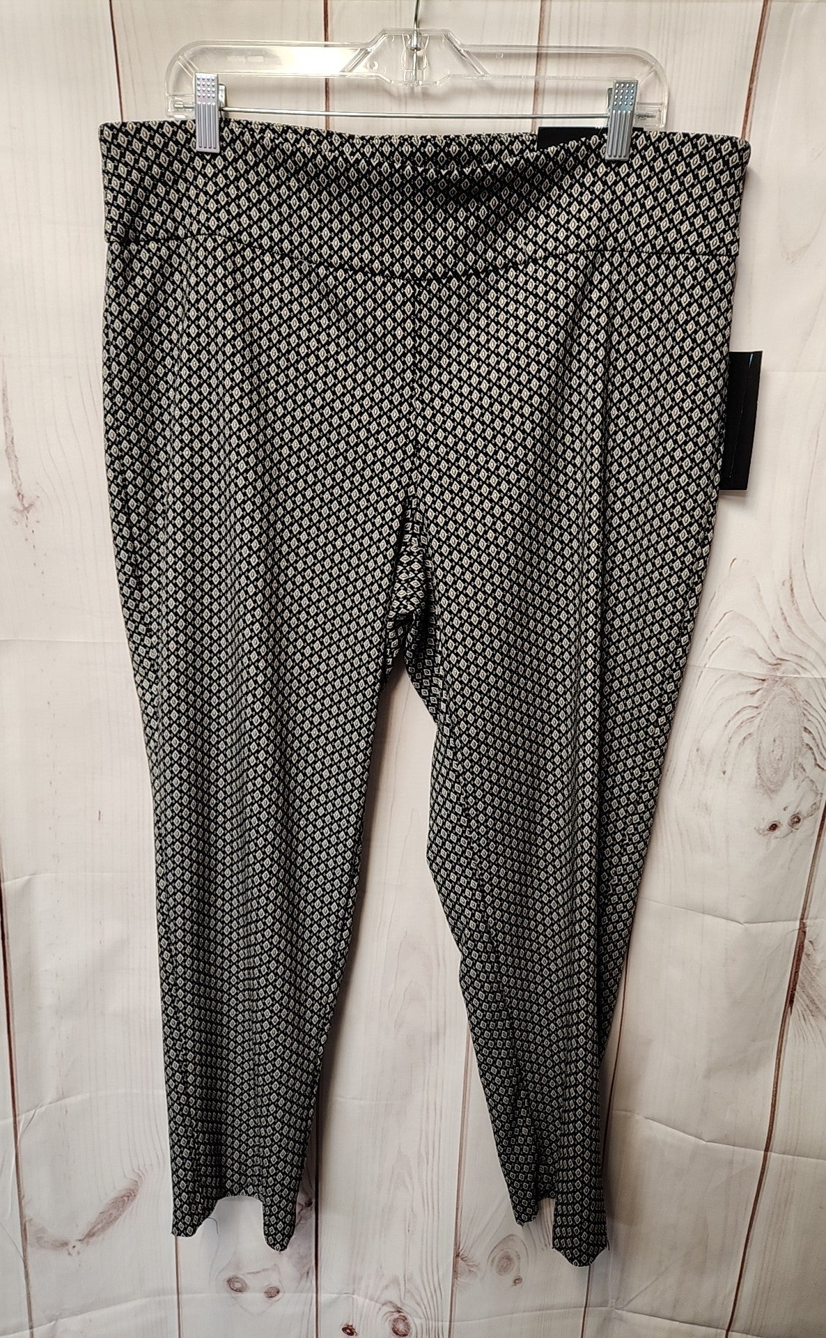 Attyre Women's Size 18 Black Pants Audrey Slim Leg