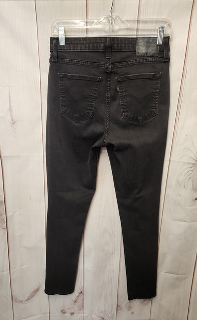 Levis Women's Size 31 (11-12) Black Jeans 721 High Rise Skinny