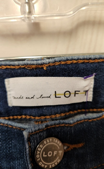 Loft Women's Size 24 (00) Blue Jeans Modern Skinny