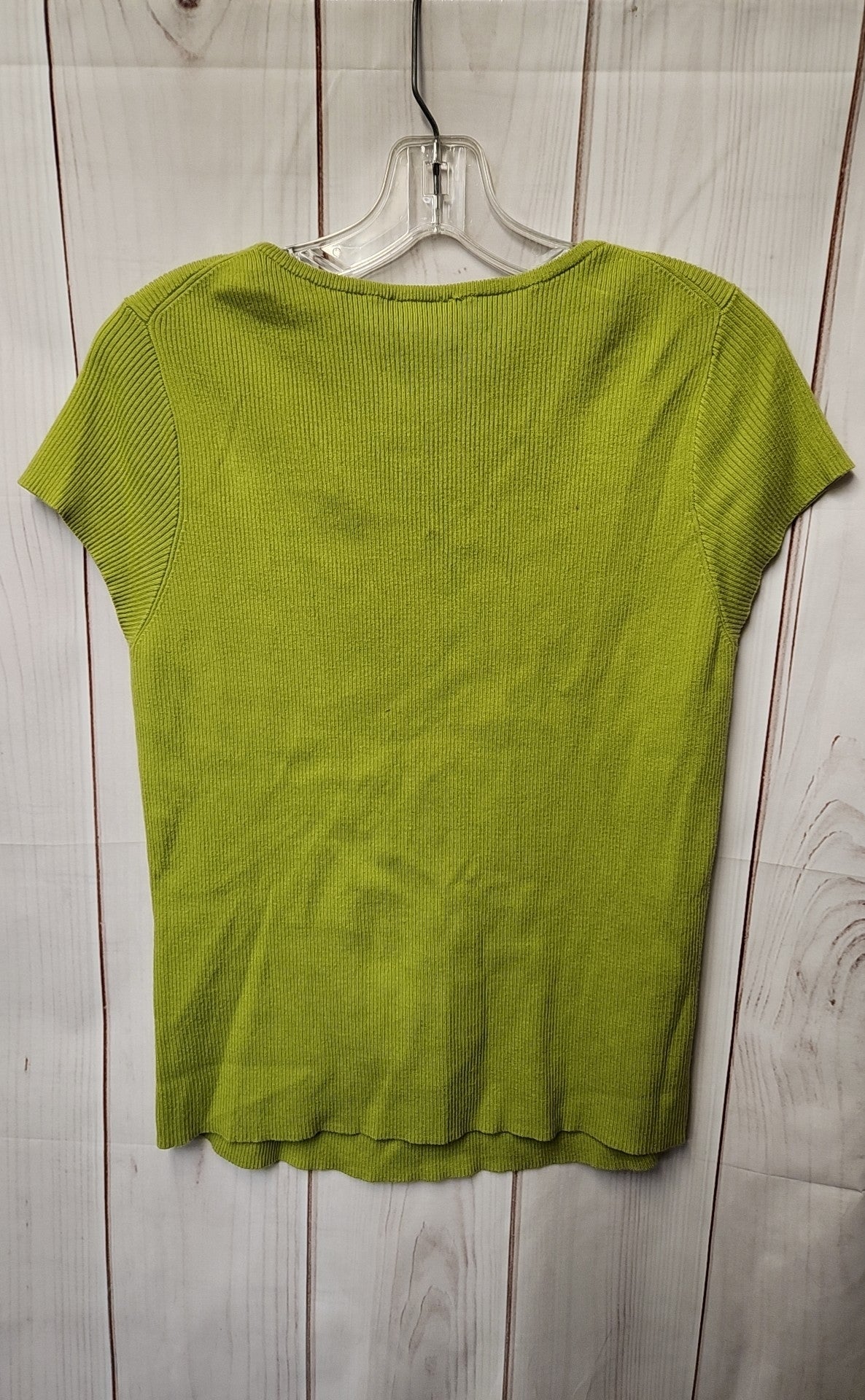 Talbots Women's Size XL Petite Green Short Sleeve Top