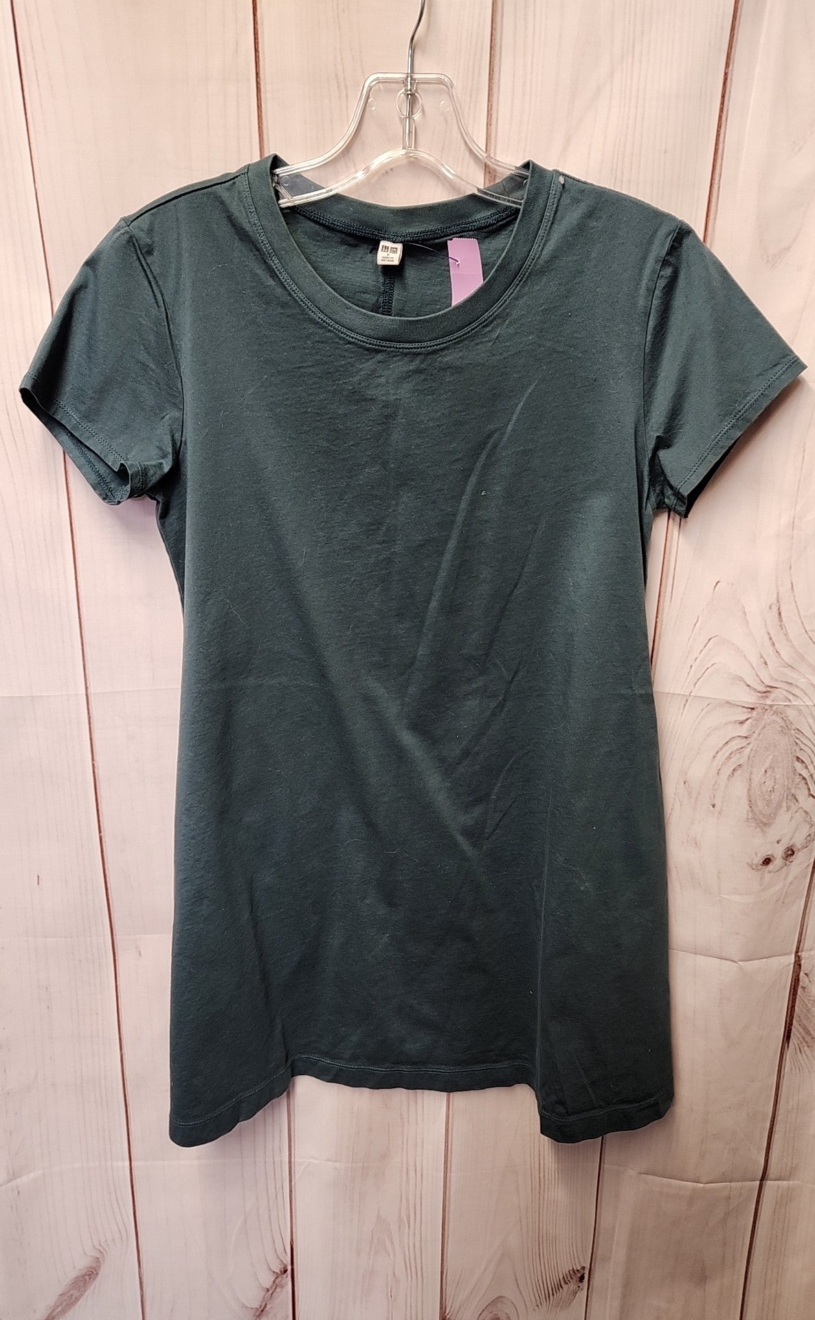 Uniqlo Women's Size S Teal Short Sleeve Top