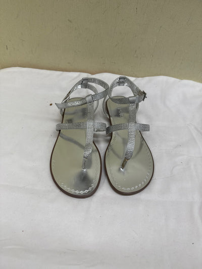 Report Women's Size 7 Silver Sandals