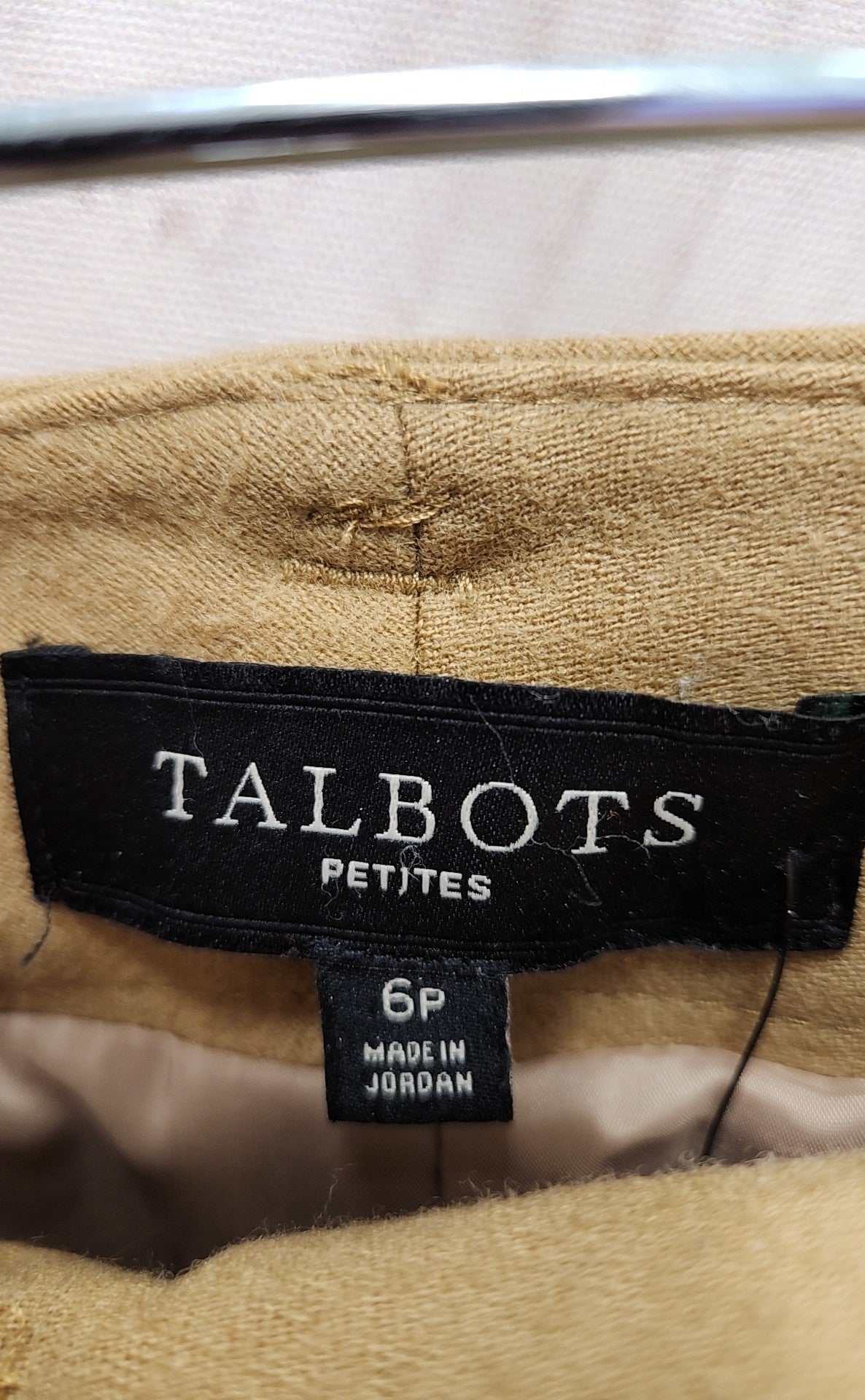 Talbots Women's Size 6 Petite Heritage Brown Pants