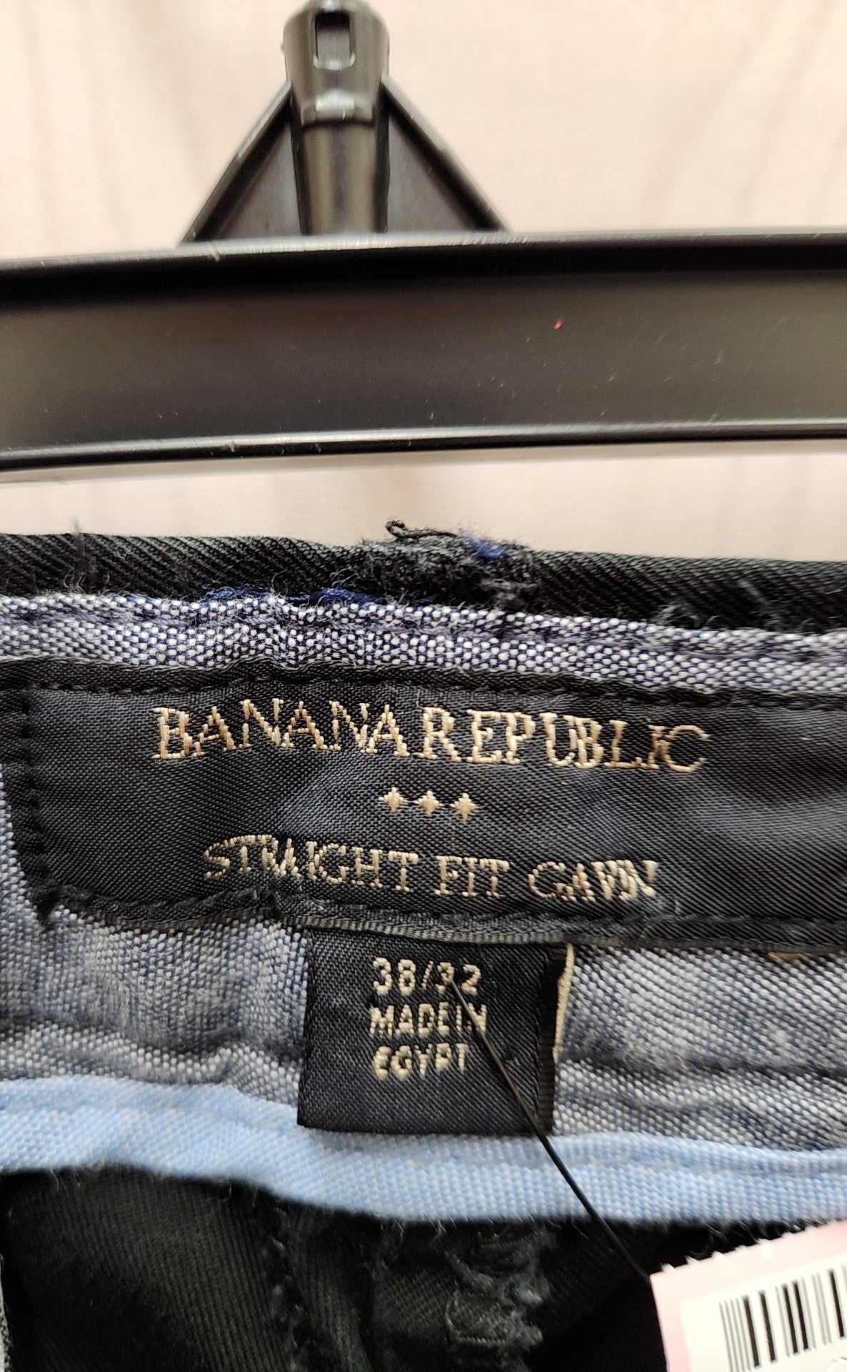Banana Republic Men's Size 38x32 Black Pants
